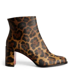 Christian Louboutin Adoxa Leather Ankle Boots 70 BW1F