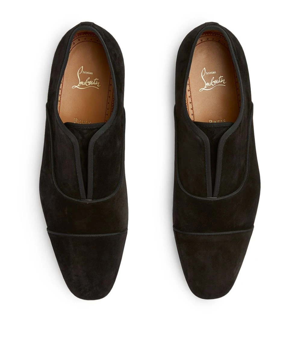 Christian Louboutin Alpha Male Suede Flat Loafers BK01 2 Christian Louboutin Alpha Male Suede Flat Loafers BK01 - Image 2