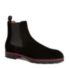 Christian Louboutin Alpinono Leather Ankle Boots BK01 Chelsea Boots