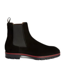 Christian Louboutin Alpinono Leather Ankle Boots BK01 Chelsea Boots -Christian Louboutin Online Shop christian louboutin alpinono leather ankle boots 16558850 32107088 1000