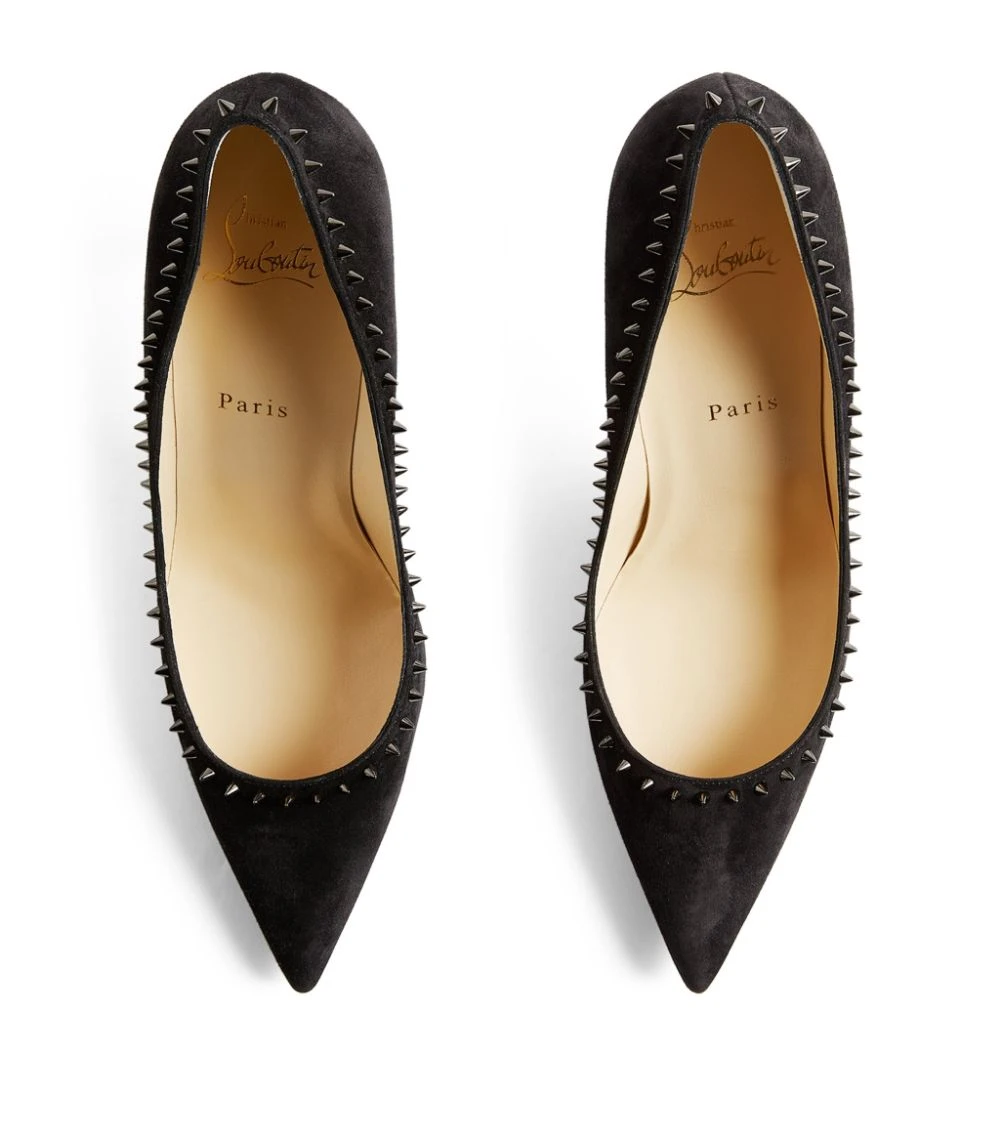Christian Louboutin Anjalina Suede Pumps 85 B142 Courts 2 Christian Louboutin Anjalina Suede Pumps 85 B142 Courts - Image 2