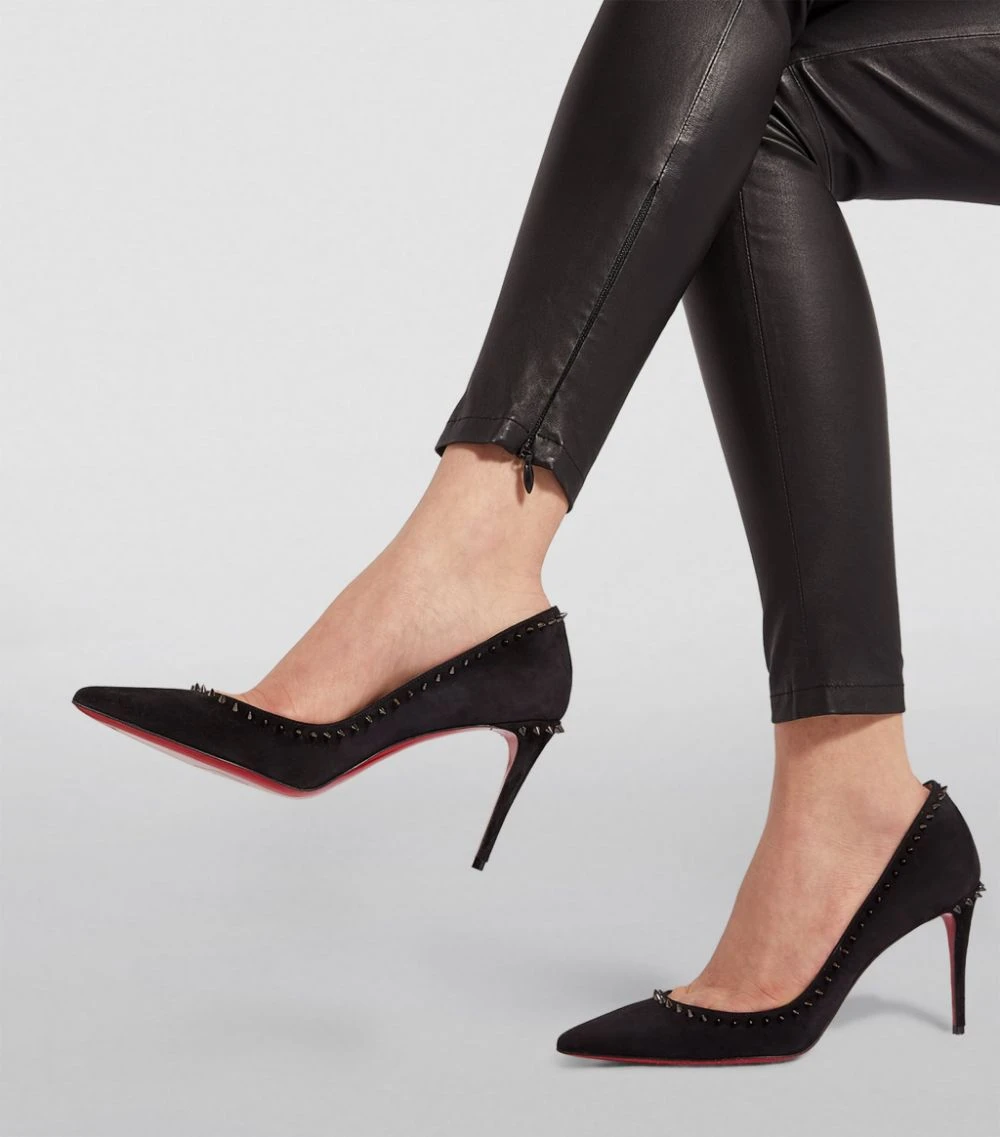 Christian Louboutin Anjalina Suede Pumps 85 B142 Courts 5 Christian Louboutin Anjalina Suede Pumps 85 B142 Courts - Image 5