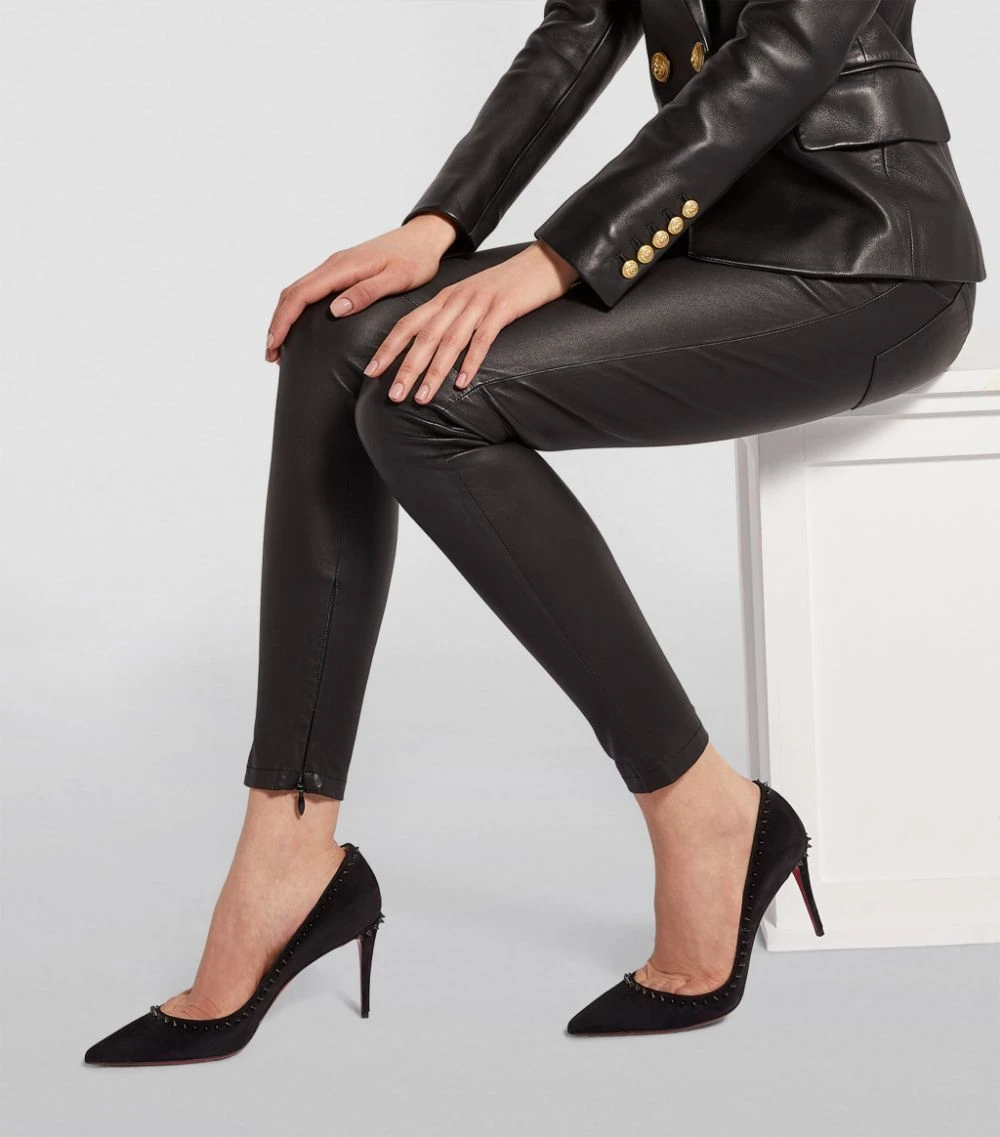 Christian Louboutin Anjalina Suede Pumps 85 B142 Courts 6 Christian Louboutin Anjalina Suede Pumps 85 B142 Courts - Image 6