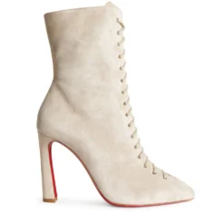 Christian Louboutin Anjel Suede Boots 100 F528 Ankle Boots