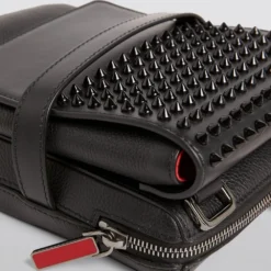 Christian Louboutin Benech Reporter Embellished Leather Messenger Bag B049 Messenger Bags -Christian Louboutin Online Shop christian louboutin benech reporter embellished leather messenger bag 16594087 32308669 1000