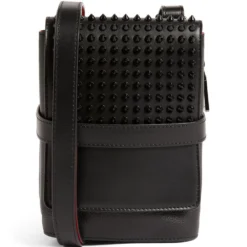 Christian Louboutin Benech Reporter Embellished Leather Messenger Bag B049 Messenger Bags