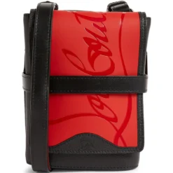 Christian Louboutin Benech Reporter Leather Cross-Body Bag H734 Messenger Bags