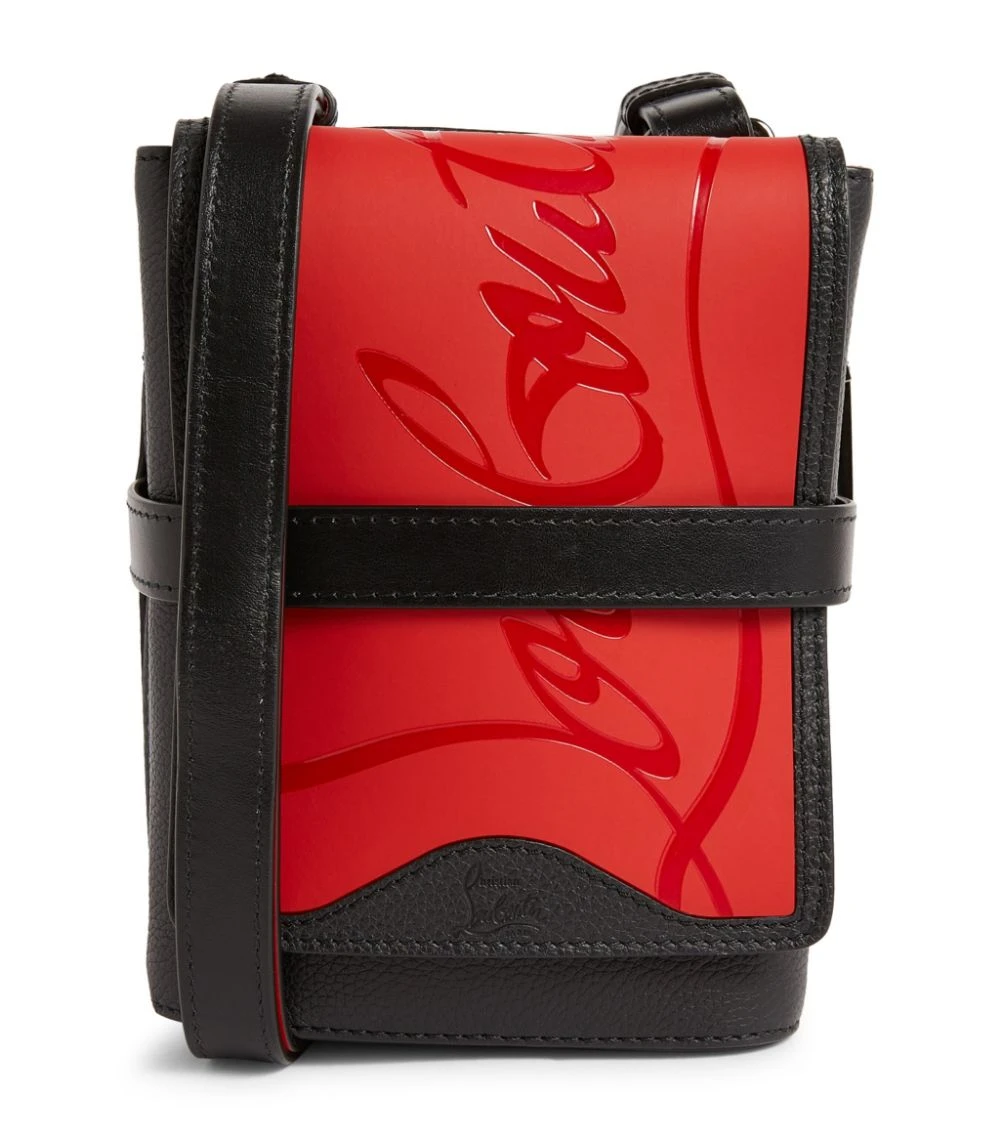 Christian Louboutin Benech Reporter Leather Cross-Body Bag H734 Messenger Bags 1 Christian Louboutin Benech Reporter Leather Cross-Body Bag H734 Messenger Bags