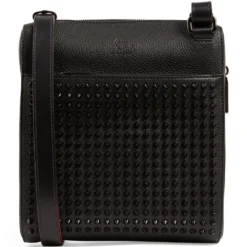 Christian Louboutin Benech Reporter Medium Embellished Leather Messenger Bag B049 Messenger Bags