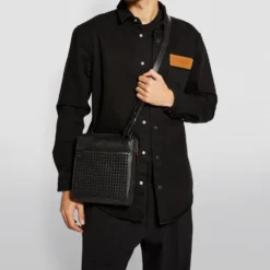 Christian Louboutin Benech Reporter Medium Embellished Leather Messenger Bag B049 Messenger Bags -Christian Louboutin Online Shop christian louboutin benech reporter medium embellished leather messenger bag 16725231 32818155 1000