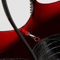 Christian Louboutin Cabarock Large Croc-Embossed Leather Cabarock Tote Bag BK01 Tote Bags -Christian Louboutin Online Shop christian louboutin cabarock large croc embossed leather cabarock tote bag 16561246 32105528 1000