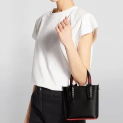 Christian Louboutin Cabata Mini Leather Tote Bag CM53 Tote Bags -Christian Louboutin Online Shop christian louboutin cabata mini leather tote bag 16583876 32211005 1000