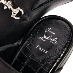 Christian Louboutin Coolito Swing Leather Slippers BK65 Loafers -Christian Louboutin Online Shop christian louboutin coolito swing leather slippers 17293352 35345427 1000