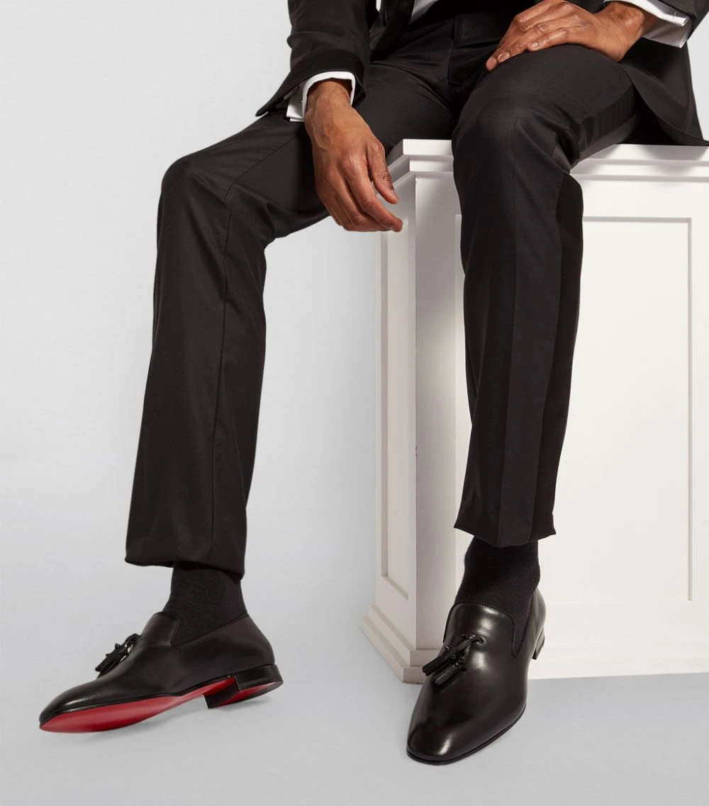 Christian Louboutin Dandelion Tassel Leather Loafers BK01 6 Christian Louboutin Dandelion Tassel Leather Loafers BK01 - Image 6