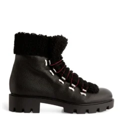Christian Louboutin Edelvizir Leather Ankle Boots 40 BK01