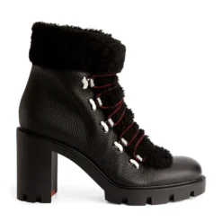 Christian Louboutin Edelvizir Leather Ankle Boots 70 BK01