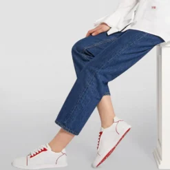 Christian Louboutin Elastikid Donna Leather Low-Top Sneakers Q647 -Christian Louboutin Online Shop christian louboutin elastikid donna leather low top sneakers 16585377 32209683 1000