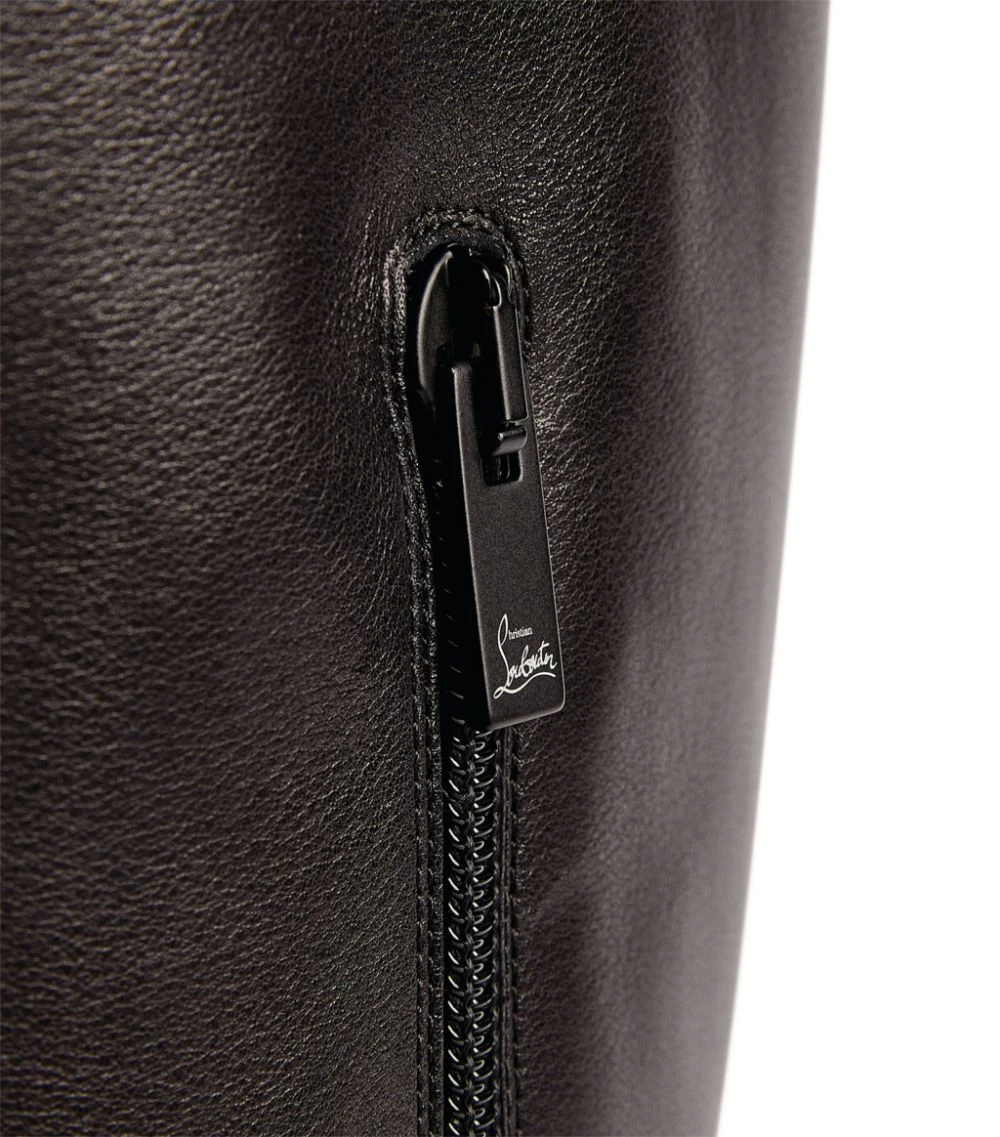 Christian Louboutin Eleonor Botta Leather Knee-High Boots 85 BK01 Knee High Boots 6 Christian Louboutin Eleonor Botta Leather Knee-High Boots 85 BK01 Knee High Boots - Image 6