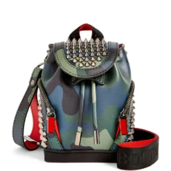 Christian Louboutin Explorafunk Leather Keyring J936 Keychains