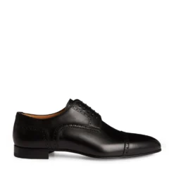 Christian Louboutin Eygeny Leather Flat Brogues BK01 Smart Shoes -Christian Louboutin Online Shop christian louboutin eygeny leather flat brogues 16561185 32106698 1000