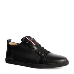 Christian Louboutin F.A.V Fique A Vontade Leather Sneakers BK01 Low-Top Sneakers -Christian Louboutin Online Shop christian louboutin f a v fique a vontade leather sneakers 17345092 35679801 1000