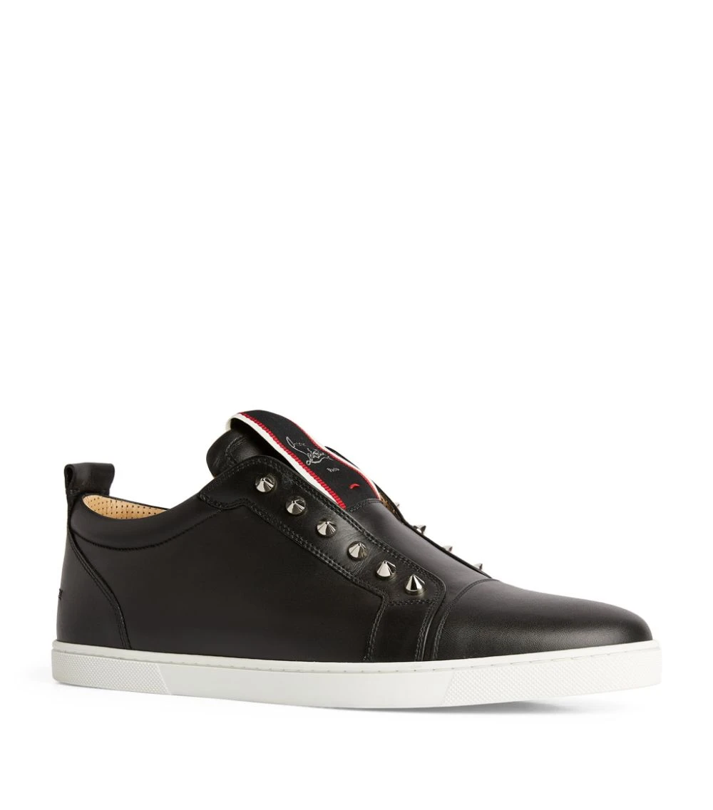 Christian Louboutin F.A.V Fiquea Vontade Leather Sneakers BK01 Slip-On Sneakers 1 Christian Louboutin F.A.V Fiquea Vontade Leather Sneakers BK01 Slip-On Sneakers