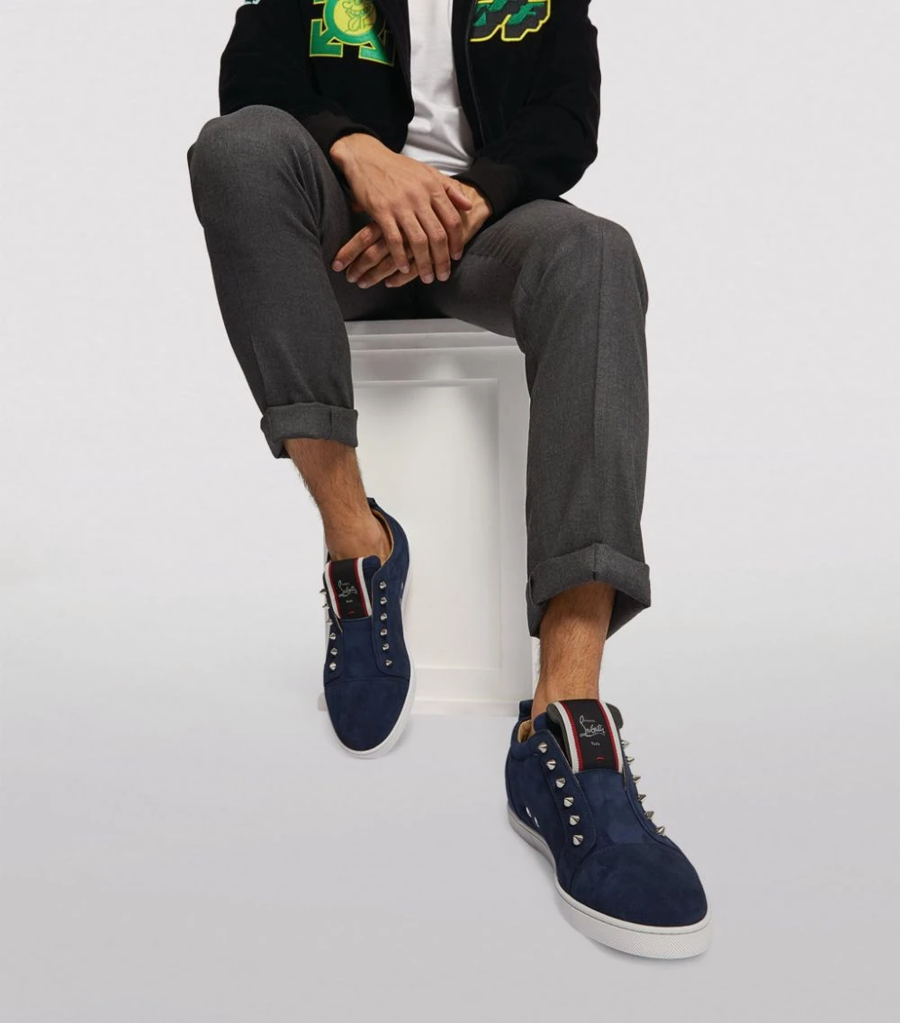 Christian Louboutin F.A.V Fiquea Vontade Suede Sneakers U203 Low-Top Sneakers 6 Christian Louboutin F.A.V Fiquea Vontade Suede Sneakers U203 Low-Top Sneakers - Image 6