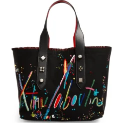 Christian Louboutin Frangibus Medium Canvas Tote Bag B573 Tote Bags
