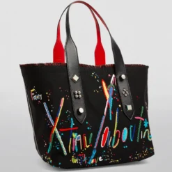 Christian Louboutin Frangibus Medium Canvas Tote Bag B573 Tote Bags -Christian Louboutin Online Shop christian louboutin frangibus medium canvas tote bag 17710467 37327981 1000