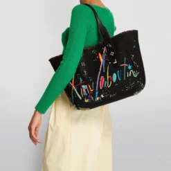 Christian Louboutin Frangibus Medium Canvas Tote Bag B573 Tote Bags -Christian Louboutin Online Shop christian louboutin frangibus medium canvas tote bag 17710467 37327993 1000