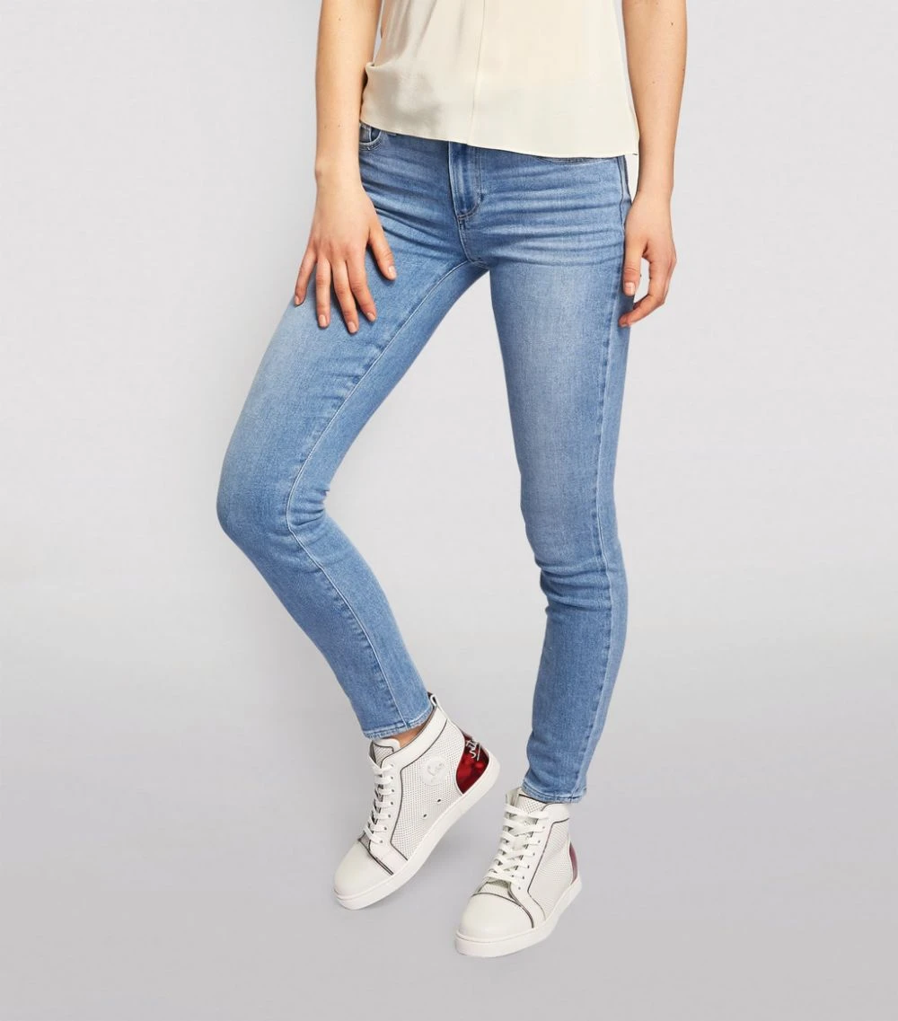 Christian Louboutin Fun Louis Leather High-Top Sneakers Q647 5 Christian Louboutin Fun Louis Leather High-Top Sneakers Q647 - Image 5