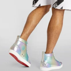 Christian Louboutin Fun Louis Leather High-Top Sneakers M024 -Christian Louboutin Online Shop christian louboutin fun louis leather high top sneakers 17646981 37496498 1000