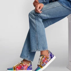 Christian Louboutin Fun Vieira Leather Sneakers CMA3 Low-Top Sneakers -Christian Louboutin Online Shop christian louboutin fun vieira leather sneakers 17761883 37314003 1000