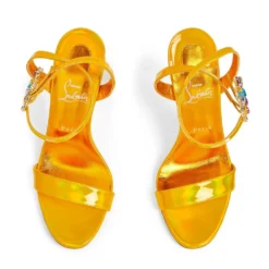 Christian Louboutin Goldie Joli Embellished Leather Sandals 100 Y249 Heeled Sandals -Christian Louboutin Online Shop christian louboutin goldie joli embellished leather sandals 100 17762848 37341610 1000