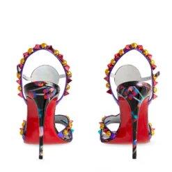 Christian Louboutin Goldora Embellished Leather Sandals 100 J991 Heeled Sandals -Christian Louboutin Online Shop christian louboutin goldora embellished leather sandals 100 17762710 37314008 1000