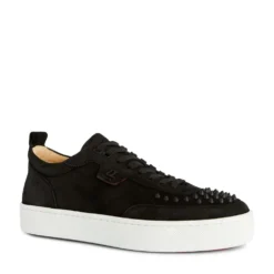 Christian Louboutin Happyrui Spikes Suede Sneakers B026 Slip-On Sneakers