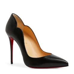 Christian Louboutin Hot Chick Leather Pumps 100 BK01 Courts