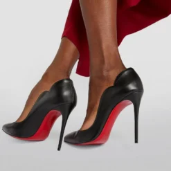 Christian Louboutin Hot Chick Leather Pumps 100 BK01 Courts -Christian Louboutin Online Shop christian louboutin hot chick leather pumps 100 16573135 32159700 1000