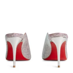Christian Louboutin Iced Bear Embellished Mules 85 Q889 Heeled Mules -Christian Louboutin Online Shop christian louboutin iced bear embellished mules 85 16625789 32334665 1000
