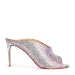 Christian Louboutin Iced Bear Embellished Mules 85 Q889 Heeled Mules -Christian Louboutin Online Shop christian louboutin iced bear embellished mules 85 16625789 32335366 1000