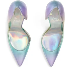 Christian Louboutin Iriza Holographic Leather Pumps 100 J747 Courts -Christian Louboutin Online Shop christian louboutin iriza holographic leather pumps 100 17762595 37489566 1000
