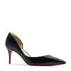 Christian Louboutin Iriza Patent Leather Pumps 70 BK01 Ballet Flats