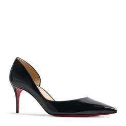 Christian Louboutin Iriza Patent Leather Pumps 70 BK01 Ballet Flats
