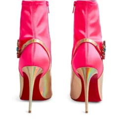 Christian Louboutin Jessie Booty Joli Patent Leather Boots 100 J978 Ankle Boots -Christian Louboutin Online Shop christian louboutin jessie booty joli patent leather boots 100 17763662 37510657 1000