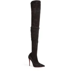 Christian Louboutin Kate Botta Alta Suede Over-The-Knee Boots 100 BK01 Over the Knee Boots -Christian Louboutin Online Shop christian louboutin kate botta alta suede over the knee boots 100 17763721 37485784 1000