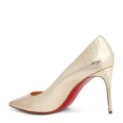 Christian Louboutin Kate Croc-Embossed Metallic Pumps 85 PL07 Courts -Christian Louboutin Online Shop christian louboutin kate croc embossed metallic pumps 85 17471625 36702890 1000