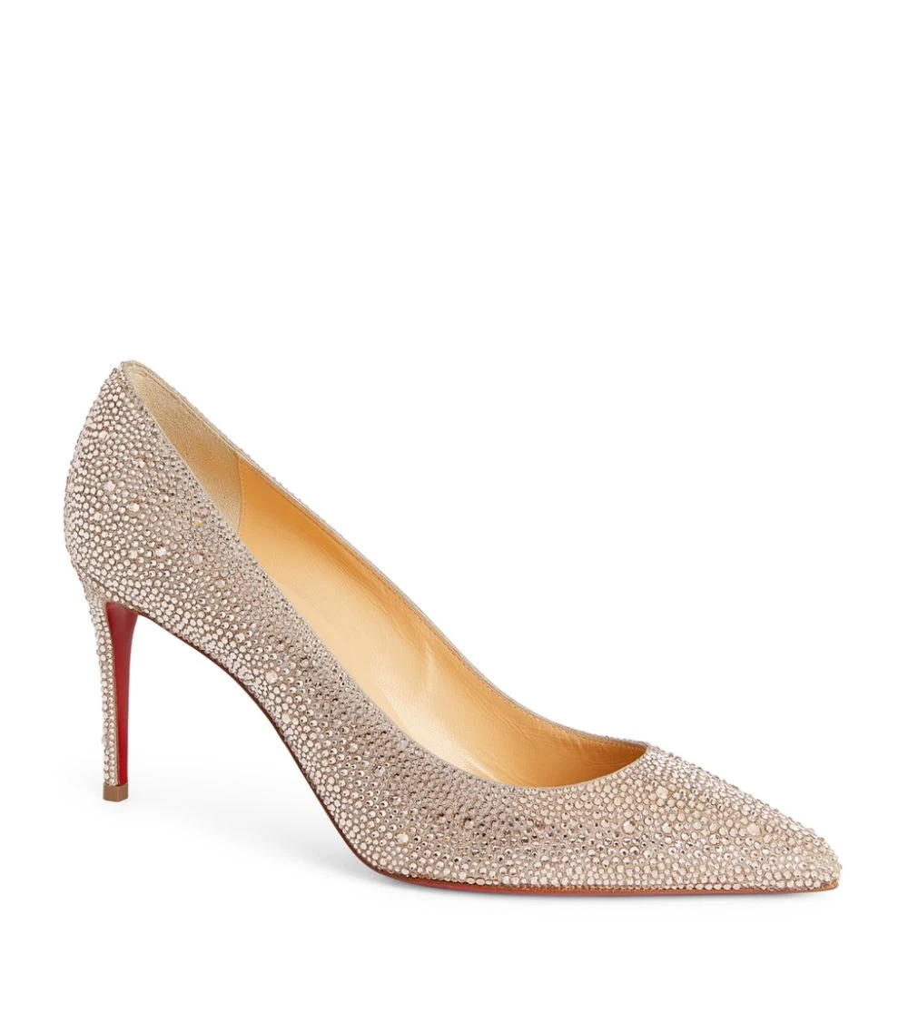 Christian Louboutin Kate Embellished Leather Strass Pumps 85 3053 Courts 1 Christian Louboutin Kate Embellished Leather Strass Pumps 85 3053 Courts