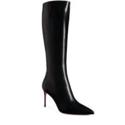 Christian Louboutin Kate Leather Boots 85 BK01 Knee High Boots -Christian Louboutin Online Shop christian louboutin kate leather boots 85 17378513 35875718 1000