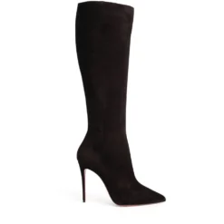 Christian Louboutin Kate Suede Boots 100 BK01 Ankle Boots