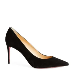 Christian Louboutin Kate Suede Pumps 85 BK01 Courts